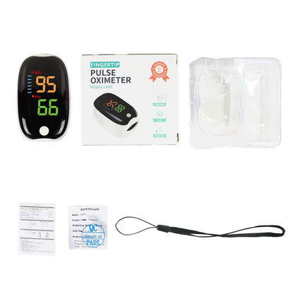 LK89 Finger Pulse Oximeter Medical Portable Blood Oxygen Oxymetre Heart Rate Saturation Meter OLED Oximetro De Dedo LED Display