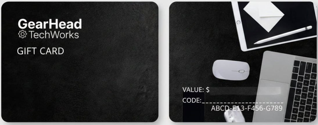GearHead TechWorks Gift Cards